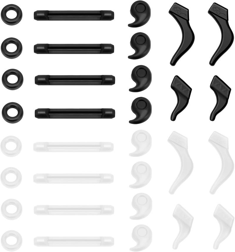 KAJUDA 16 Pairs Glasses Ear Grip, Anti Slip Eyeglass Holder, Silicone Eyewear Retainers Hook for Sunglasses, Sports, Study - Image 1